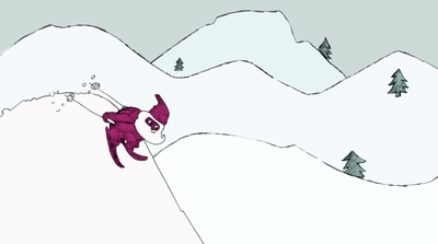 Klaus fährt Ski